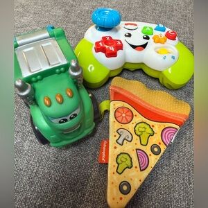 Kids Toys Set. 3 pieces, Not included batteries, excellent condition.